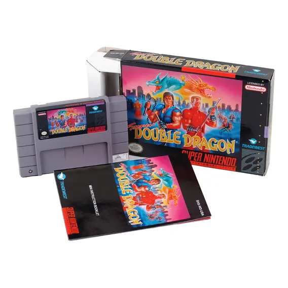 Super Double Dragon Super Nintendo Snes Completo Foto 1