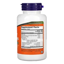 Super Enzimas Digestivas Now Foods 90 Tablets Sabor Sem Sabor Foto mini 2