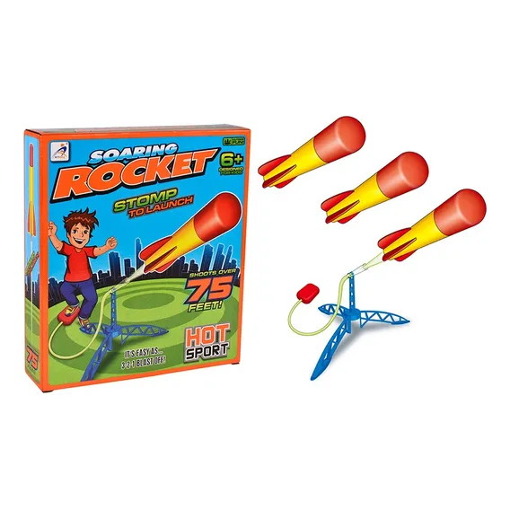 Super Foguete Voador Brinquedo Foguete Rocket Voa D Verdade Foto 1