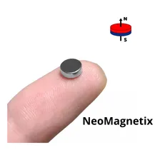 Super Ima Neodímio  50 Unidades - 4mm X 2mm - Pastilha N52 Foto mini  3