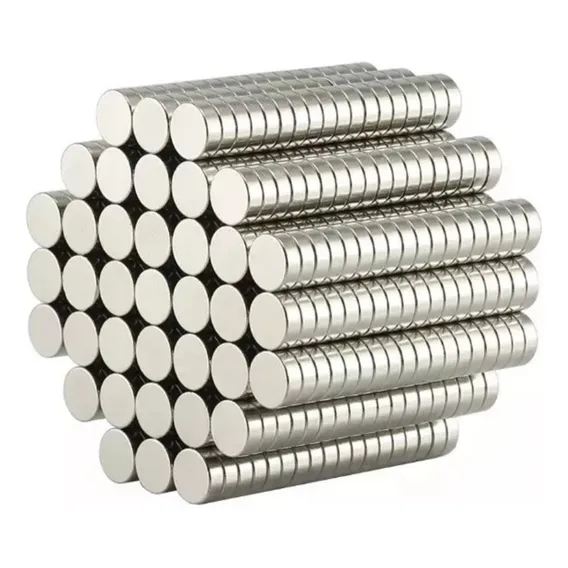 Super Ima Neodímio  50 Unidades - 4mm X 2mm - Pastilha N52 Foto 1