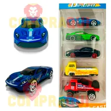 Super Kit C/5- Hot Cars De Metal Carrinhos-estilo Hot Wheels Cor Colorido Foto mini 4