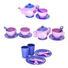 Super Kit Cozinha Infantil Eletro Legumes Café Geladeira 49p Foto mini 4