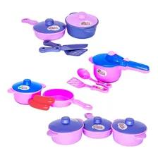 Super Kit Cozinha Infantil Eletro Legumes Café Geladeira 49p Foto mini 3