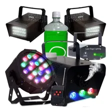 Super Kit Festa Iluminação Dj Balada Jogo De Luz Strobo Rg 220v Foto mini 1