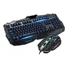 Super Kit Teclado E Mouse Gamer B-max Retroiluminado Usb Cor do teclado Preto Foto mini 4