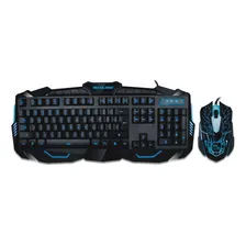 Super Kit Teclado E Mouse Gamer B-max Retroiluminado Usb Cor do teclado Preto Foto mini  3
