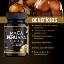 Super Maca Peruana Com Boro 120 cápsulas Suplemento Daily Life Premium Foto mini 2
