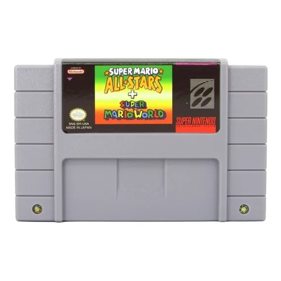 Super Mario All-Stars + Super Mario World Super Mario Standard Edition Nintendo SNES Físico Foto 1
