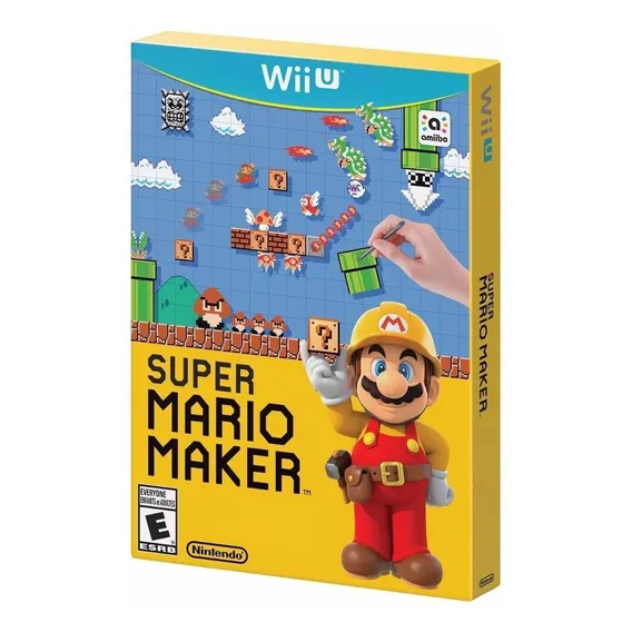 Super Mario Maker 3ds Midia Fisica Super Mario Maker Standard Edition Nintendo Wii U Físico Foto 1