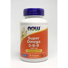 Super Ômega 3 6 9 Now Foods 1200 Mg 90 Softgels Sabor Sem sabor Foto mini  2