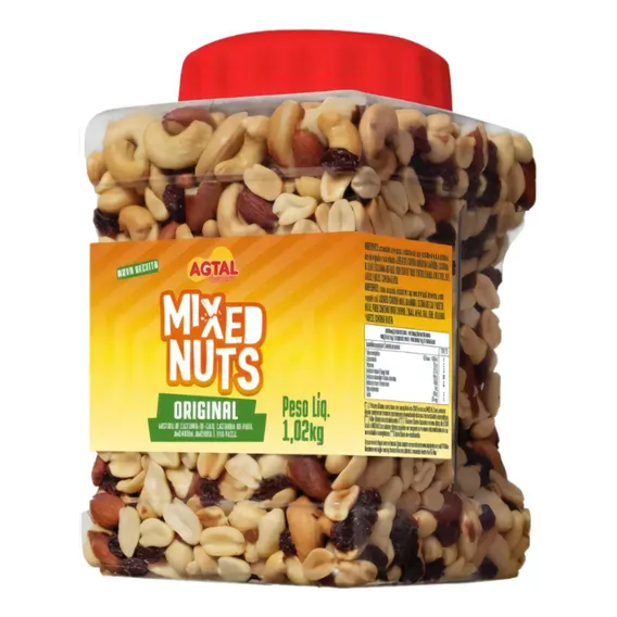 Super Mix De Nuts Castanha Amedoim AmĂȘndoa Rico Em Fibra 1kg Foto 1