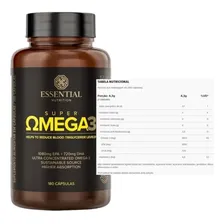 Super omega 3 tg 1g 180 caps Essential Nutrition sem sabor Foto mini  2