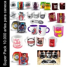 Super Pack 10 Mil Artes Sublimação Canecas 2022 Foto mini  2