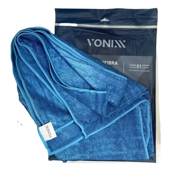 Super Toalha Secagem Automotiva Rápida 70x120cm 400 Vonixx Cor Azul Foto 1