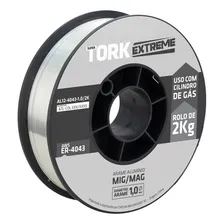 Super Tork AL920-4043 arame de solda mig alumĂnio uso com gás 1.0mm rolo de 2kg Foto mini 1