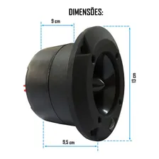 Super Tweeter Falcon Stf500 100w Rms Cor Preto Foto mini 3
