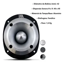 Super Tweeter Jbl Selenium St400 Trio 150w Rms Cor Preto/Cinza Foto mini  2