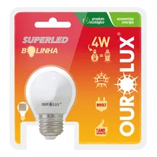 Superled S30 4w Bolinha Biv 2700k Ourolux 20005 Foto mini 2