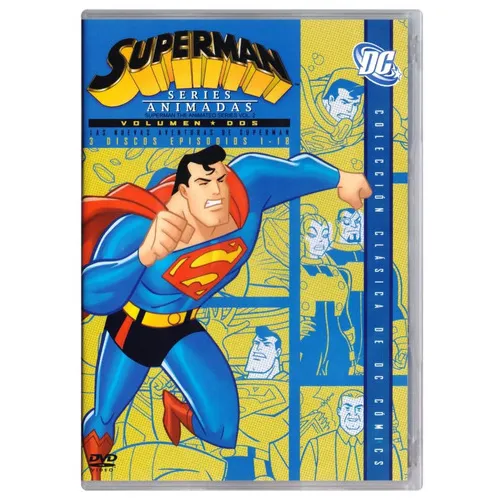 Superman Dc Comics, série animada, segundo volume 2, dois DVDs Foto 1