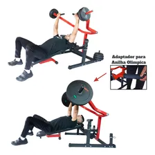 Supino Articulado Reto Inclinado Banco Musculação Yangfit Cor Preto Foto mini  3