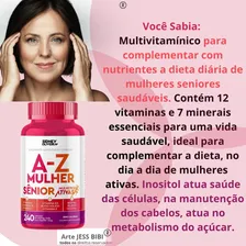 Suplemento A-z SĂȘnior Mulher 240 CĂĄpsulas Mulheres Ativas Foto mini 2