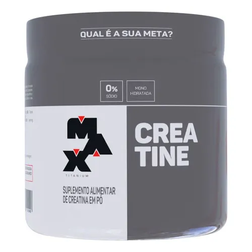 Suplemento Academia Creatina Max Titanium Em Pó Pote 150g Creatina Sem Sabor Foto 1