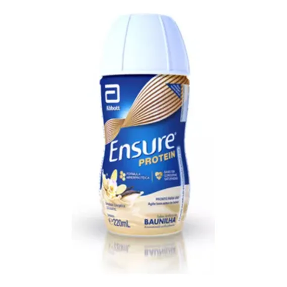 Suplemento Adulto Ensure Protein Sabor Baunilha 220ml Foto 1