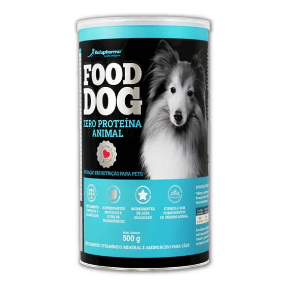 Suplemento Alimentar Food Dog Zero Proteina Animal - 500g Foto 1