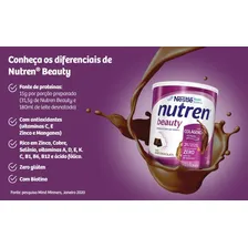 Suplemento Alimentar Nutren Beauty Mulher 400g Sabor Baunilha Foto mini 4