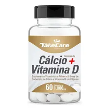 Suplemento Cálcio + Vitamina D Takecare 60caps Foto mini 1