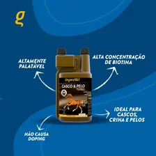 Suplemento Casco & Pelo Turbo 1 Litro Equinos - Organnact Foto mini 3