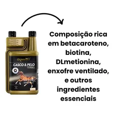 Suplemento Casco & Pelo Turbo 1 Litro Equinos - Organnact Foto mini 2