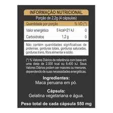 Suplemento Em Cápsulas Unilife Maca Peruana Premium Maca Peruana Carboidratos Maca Peruana Em Pote De 120g 120 Un Foto mini 2
