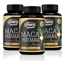 Suplemento Em Cápsulas Unilife Maca Peruana Premium Maca Peruana Carboidratos Maca Peruana Em Pote De 120g 120 Un Foto mini 4