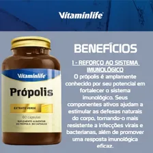 Suplemento Em Cápsulas Vitaminlife Vitaminas Própolis 60 Cap Foto mini 4