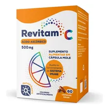 Suplemento Em Comprimidos Biolab Suplemento Revitam Vitamina C 500mg 60 Cápsulas - Biolab Vitamina C Revitam Vitamina C 500mg 60 Cápsulas - Biolab Em Caixa 60 Un Foto mini 1