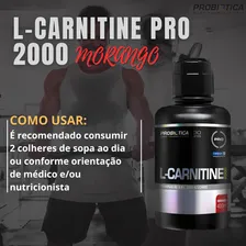 Suplemento Em Liquida Probi贸tica L-carnitina Sabor Morango De 400ml Foto mini 2