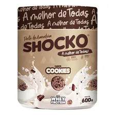 Suplemento Em Pasta Shocko Pasta De Amendoim Pasta De Amendoim Shocko Amendoim Torrado Pasta De Amendoim Shocko Sabor Cookies Em Pote De 600ml Foto mini 1