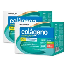 Suplemento Em Pó Maxinutri  Colágeno Hidrolisado Sachês Colágeno Hidrolisado 2 Em 1 Colágeno Colágeno Hidrolisado 2 Em 1 Sabor  Sortido Em Sachê De 650g 30 Un  Pacote X 2 U Foto  mini 1