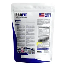 Suplemento Em Pó Profit  2x Whey Protein Isolado Mix Refil Morango Profit 900g Whey Protein 2x Whey Protein Isolado Mix Refil Morango Profit 900g Sabor  Morango De 1.8kg  Pacote X 2 U Foto mini  2