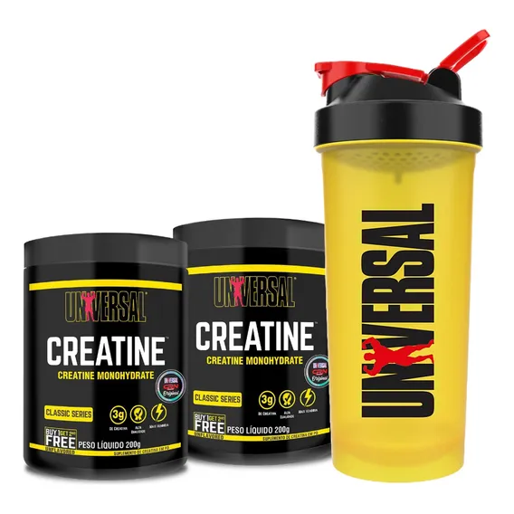 Suplemento Em Pó Universal Nutrition Aminoácidos Creatina Monohydrate Creatina Creatina Monohydrate Em Pote De 200ml Foto 1