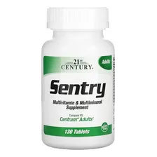 Suplemento Em Tabletes 21st Century MultivitamÃnico E Multimineral Sentry Em Frasco De 200g 130 Un Foto mini 1