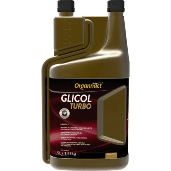Suplemento Glicol Turbo 1,5l Equino - Organnact Foto 1