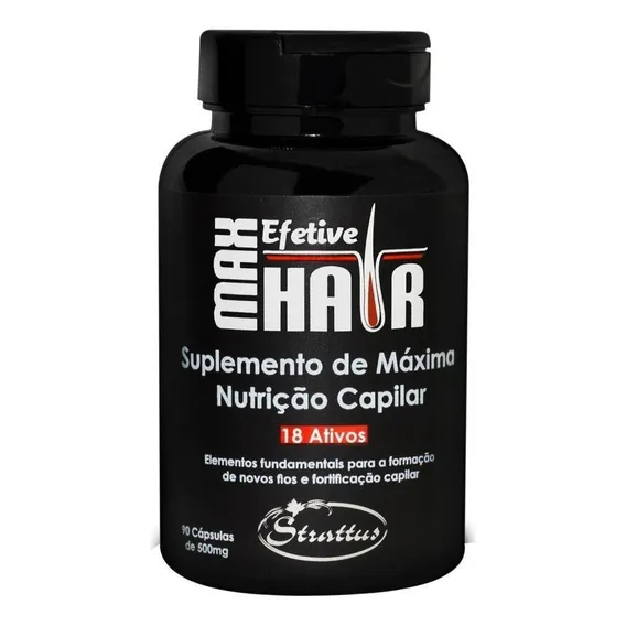 Suplemento Max Hair Renasce Fios Trat Calvicie - 90 Capsulas Foto 1