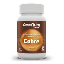 Suplemento Mineral Cobre Quelato 8975mcg 60 Cápsulas Apisnutri Foto  mini 1