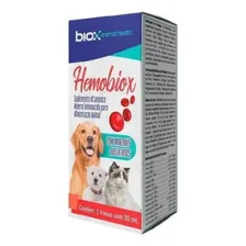 Suplemento Mineral Hemobiox Pet 30ml Combate Anemia Animal Foto mini 1