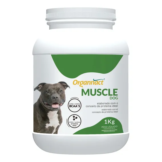 Suplemento Muscle Dog Organnact Para Massa Muscular - 1 Kg Foto 1