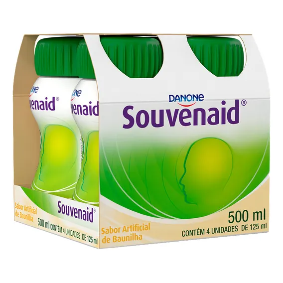 Suplemento Nutricional Danone Baunilha 4 Unidades 125ml Souvenaid Foto 1
