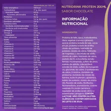 Suplemento Nutridrink Protein Chocolate 200ml Danone Foto mini 4